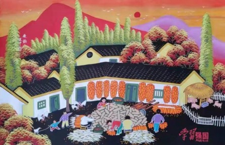 慶中國農(nóng)民豐收節(jié)，逛強(qiáng)國城，看農(nóng)民畫