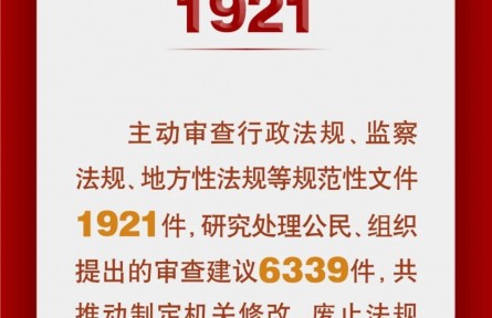 “數(shù)”說全國人大常委會工作報告