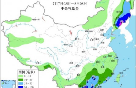 東北地區(qū)東部有強降雨 高溫黃色預警上線