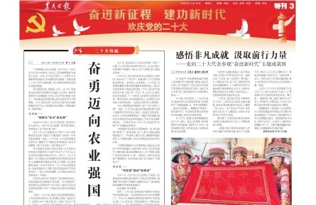 夯根基、補短板、鑄重器 奮勇邁向農(nóng)業(yè)強國